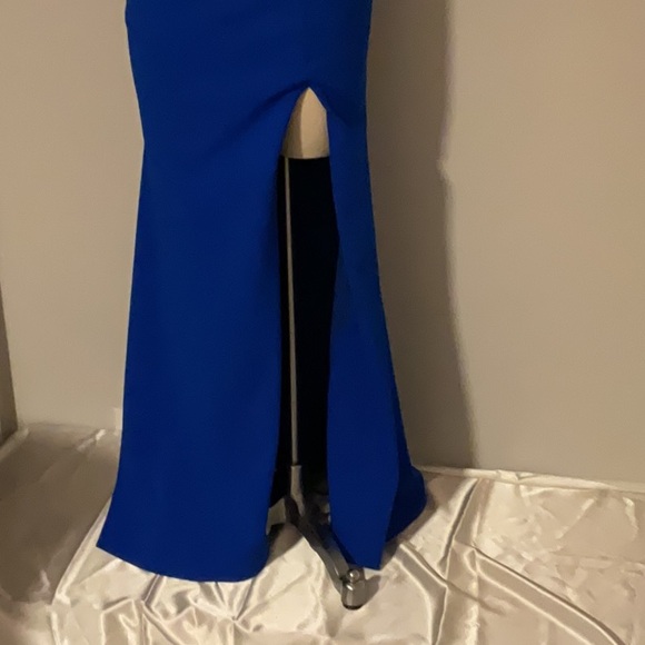 Betsy Adam Blue Gown - Picture 3 of 6